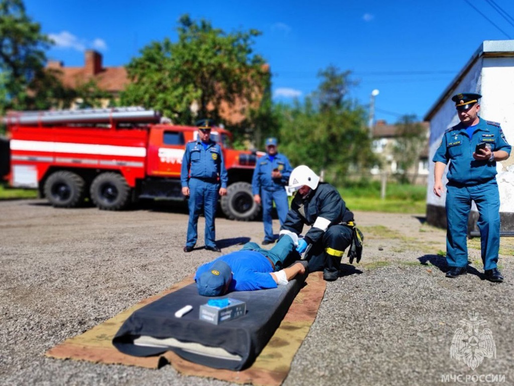 В Нестерове определили лучших добровольцев-пожарных региона
