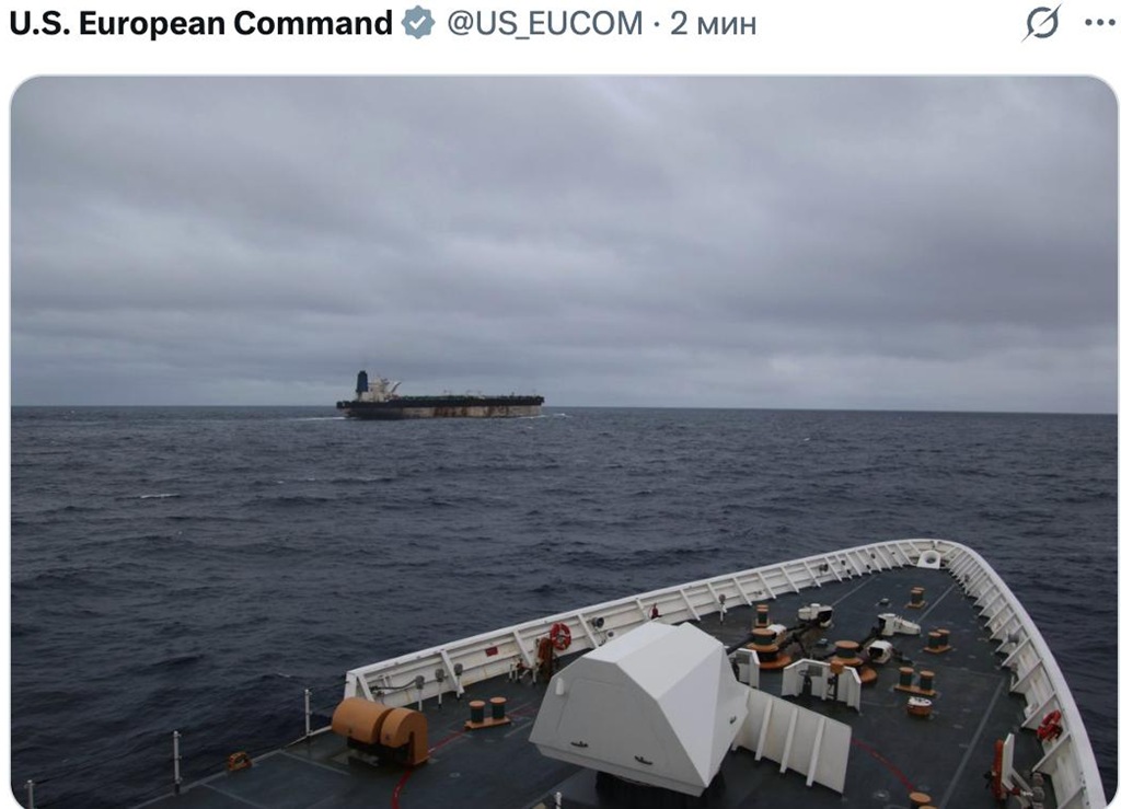 США захватили в Атлантике два российских танкера США захватили в Атлантике два российских танкера